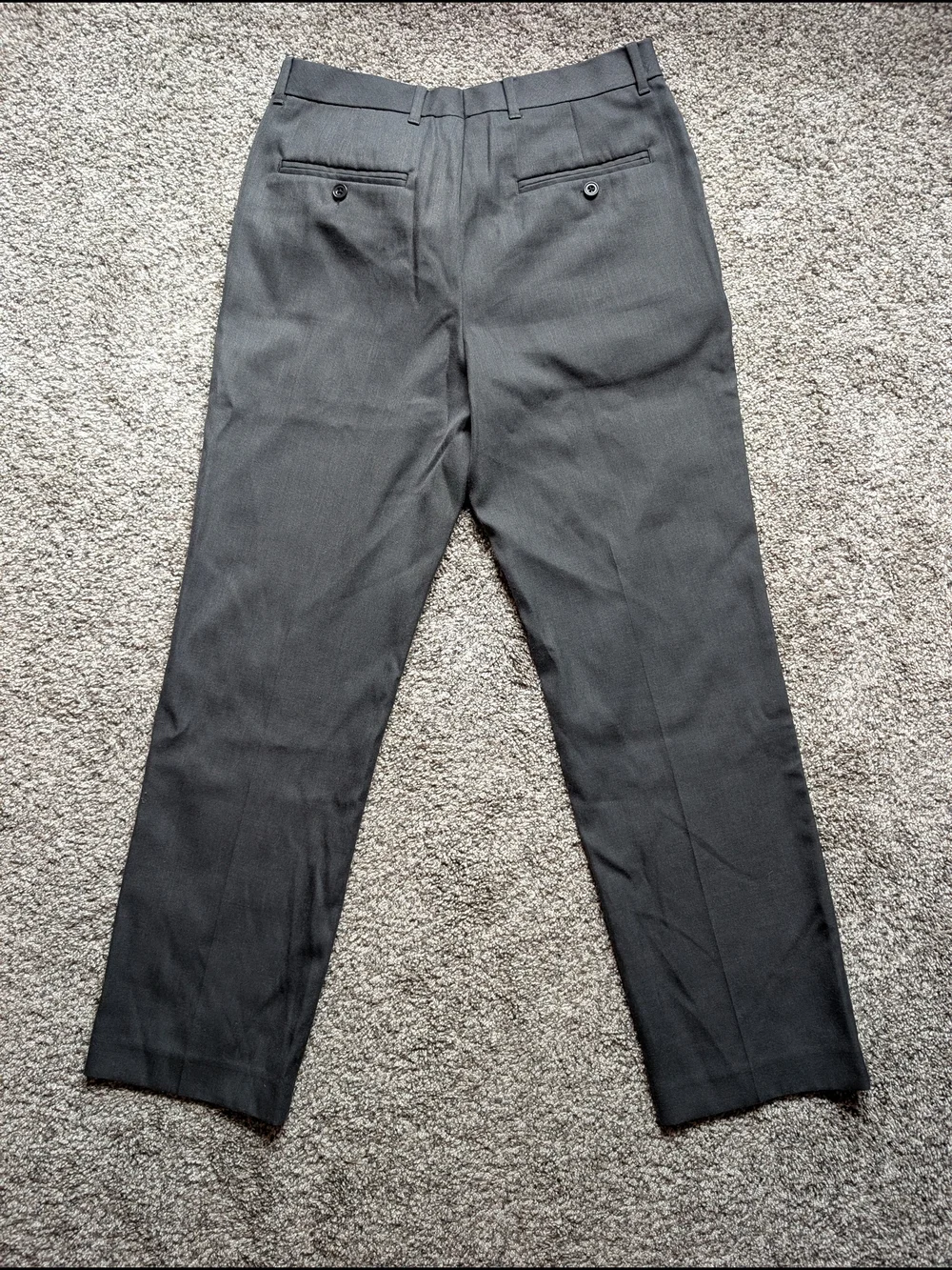 Perry Ellis Men's Black Dress Trousers